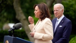 Le président des États-Unis d'Amérique, Joe Biden et la première vice-présidente, Kamala Harris