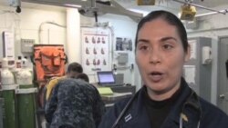 Women on Carrier's Crew Find Navy Life Rewarding
