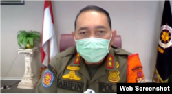 Kepala Satuan Polisi Pamong Praja (Satpol PP) Provinsi DKI Jakarta, Arifin. (Foto: screenshot)