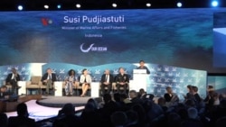 Susi Pudjiastuti di Konferensi 'Our Oceans'