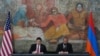 U.S. Secretary of State Marco Rubio participates in a signing ceremony with Armenia's Foreign Minister Ararat Mirzoyan in Yerevan, Armenia, May 26, 2026. 