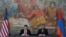 U.S. Secretary of State Marco Rubio participates in a signing ceremony with Armenia's Foreign Minister Ararat Mirzoyan in Yerevan, Armenia, May 26, 2026. 
