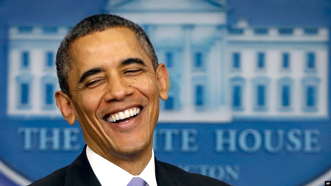 Presiden Barack Obama dalam konferensi pers akhir tahun setahun yang lalu di Gedung Putih Washington, DC, 20 Desember 2013 (Foto: dok).