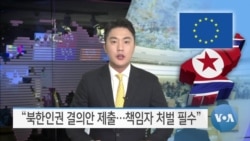 [VOA 뉴스] “북한인권 결의안 제출…책임자 처벌 필수”