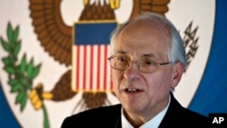 FILE - The United States special envoy to South Sudan Donald Booth, Dec. 31, 2013.