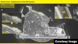 以色列情報分析公司“圖像衛星國際”發表2018年6月8日的衛星圖像，說中國在帕拉塞爾群島（中國稱西沙群島）的伍迪島(中國稱永興島)上重新部署了“紅旗9”導彈系統。