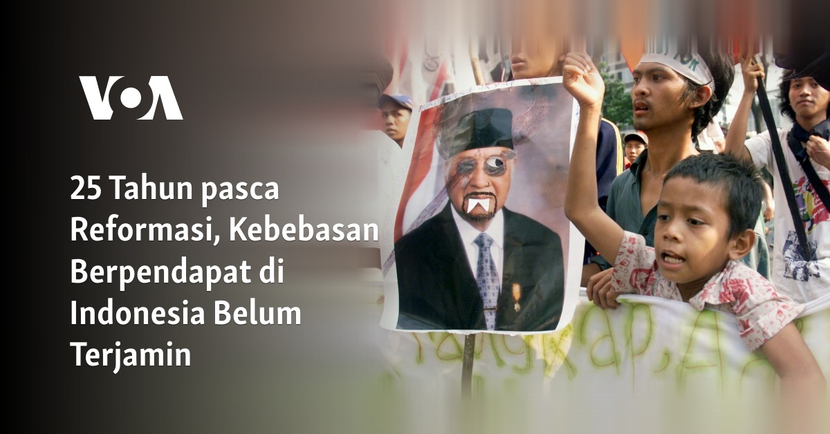 25 Tahun pasca Reformasi, Kebebasan Berpendapat di Indonesia Belum Terjamin