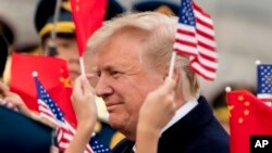 Američki predsednik Donald Tramp tokom posete Kini, 8. novembar 2017.