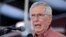 FILE - Senate Majority Leader Mitch McConnell, R-Ky., addresses the audience gathered at the Fancy Farm Picnic in Fancy Farm, Ky., Aug. 3, 2019.