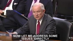 Highlights of AG Sessions Senate Testimony