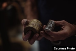 Part of a collection of Kohl's antique, hand-engraved jewelry molds. (Courtesy Hugo Kohl)