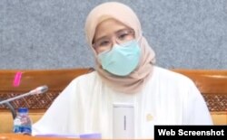 Anggota Komisi X DPR Ratih Megasari Singkarru. (Foto: screenshoot)