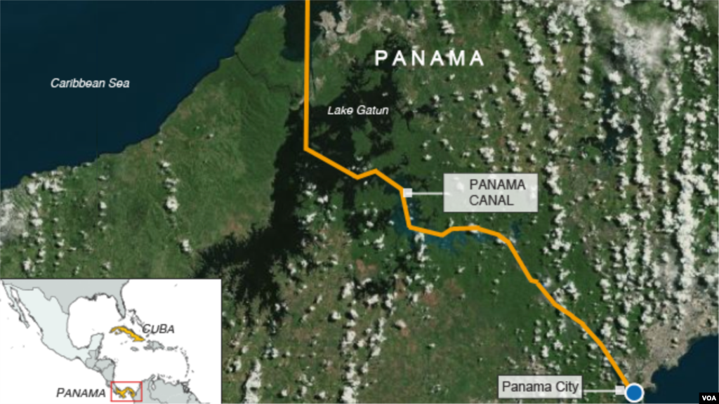 Kênh đào Panama nối liền Thái Bình Dương và Ðại Tây Dương, một trong những tuyến đường vận chuyển quan trọng bậc nhất của thế giới.