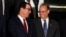 U.S. Secretary of the Treasury Steven Mnuchin talks to Financial Action Task Force President Marshall Billingslea at the G-20 Meeting of Finance Ministers in Buenos Aires, July 21, 2018. 