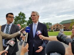 ARCHIVO - El senador republicano Rob Portman, de Ohio, ha defendido el proyecto de ley de infraestructura.