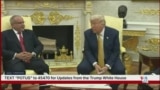 پوشش زنده | دیدار دونالد ترامپ، رئیس جمهوری آمریکا، با سلمان بن حمد آل خلیفه، ولیعهد و نخست وزیر بحرین
