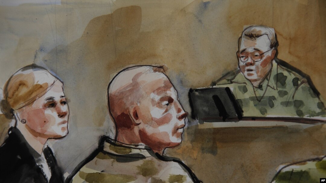 Sersan Robert Bales, pelaku pembantaian 16 warga siil Afghanistan tahun lalu dihukum penjara seumur hidup, Jumat, 23 Agustus 2013 (Foto: dok).