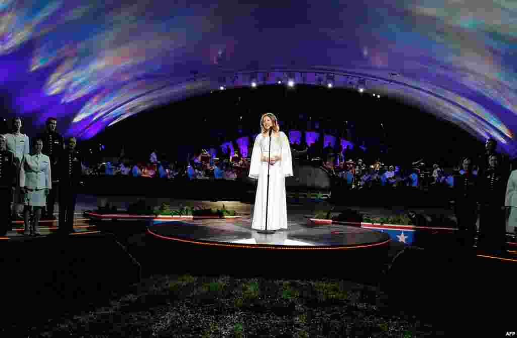 Renee Fleming performs at the 27th National Memorial Day Concert in Washington, May 29, 2016.