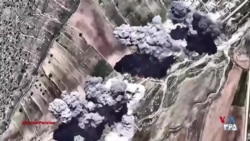 تصاویر واضح هوایی از انهدام پنج انبار موشکی جمهوری اسلامی در غرب ایران