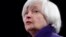 Janet Yellen durante una rueda de prensa celebrada en Washington D.C., el 13 de diciembre de 2017.