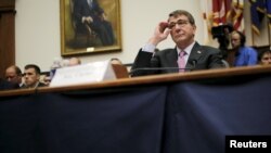 Ash Carter, secretario de Defensa de EE.UU. durante la audiencia en el Congreso este miércoles, 17 de junio de 2015. 