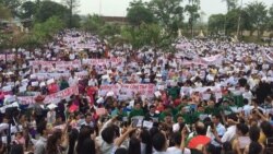 Cuộc biểu tình tại Giáo hạt Văn Hạnh, Hà Tĩnh.