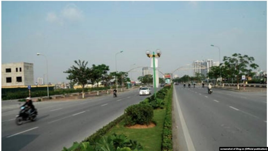 Một con đường được đặt tên Tố Hữu ở Hà Nội.