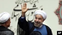 Iran's President Hassan Rouhani, in Tehran, Aug. 4, 2013.