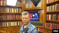 中國著名左派學者司馬南在美國之音接受採訪                      