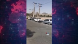 صف کیلومتری خودروها برای دریافت ۲۰ لیتر بنزین در زاهدان

