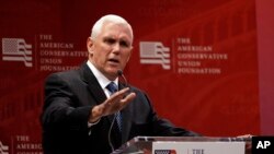 Mike Pence, el escogido por Donald Trump para vicepresidente hablará en la Convención Nacional Republicana el miércoles 20 de julio, de 2016.