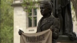 اولین مجسمه زن در چهارراه پارلمان بریتانیه گذاشته شد
