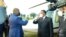 FILE: Republic of Congo-Brazzavile president Denis Sassou N'Guesso (right) welcomed by his DRC counterpart Felix Tshisekedi in Kinshasa, DRC, Taken Sept. 14 2020. 