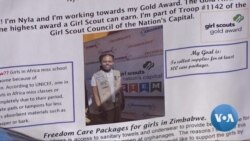 US Girl Scout Collects Female Health Products for Zimbabwe Teens