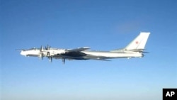 러시아의 TU-95 전략폭격기. (자료사진)