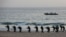 FILE - Pakistan Navy's special service group conduct a maritime counter-terrorism demo during an exercise in Karachi, Pakistan February 9, 2019.
