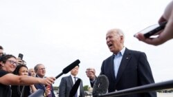 President Joe Biden talks to reporters prior to boarding Air Force One as he departs on travel to attend the G-7 Summit in England, the first foreign trip of his presidency, from Joint Base Andrews, Maryland, June 9, 2021.