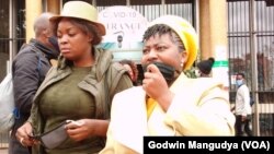 Nhengo dzeMDC Alliance Muzvare Joana Mamombe naMuzvare Cecilia Chimbiri 