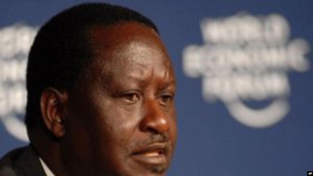 CAPE TOWN/SOUTH AFRICA, 10JUN2009 -Raila Amolo Odinga, Prime Minister of Kenya, Kenya Business Alliance Against Chronic Hunger - World Economic Forum on Africa 2009 in Cape Town, South Africa, June 10, 2009