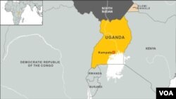 Uganda map