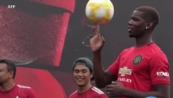 Pogba à la rencontre des fans à Singapour