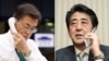 문재인-아베, 총선 승리 축하 통화…“대박 압박 계속 공조”