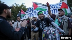 Pro-Palestinian demonstration in Berlin, on the third anniversary of of the deadly October 7, 2023 attack on Israel