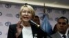 FILE - Venezuela's chief prosecutor Luisa Ortega Diaz talks to the media during a news conference in Caracas, Venezuela, May 24, 2017. 