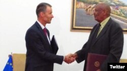 መንግስቲ ኤርትራ ምስ ሕብረት ኣውሮጳ ናይ 200 ሚሊዮን ዩሮ ናይ ምትሕግጋዝ ውዕል ተፈራሪሞም