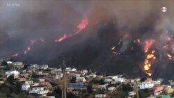 Navidad en medio de llamas en Valparaíso