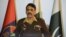 Army spokesman Major-General Asif Ghafoor holds a press briefing, Dec. 28, 2017, in this his handout picture made available by Pakistan's Army's media wing, ISPR.
