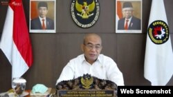 FILE - Menko PMK Muhadjir Effendy (VOA)