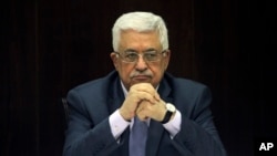 FILE - Palestinian President Mahmoud Abbas.