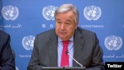 Sekretaris Jenderal PBB Antonio Guterres, 20 September 2018. (Foto: @NoticiasONU)
